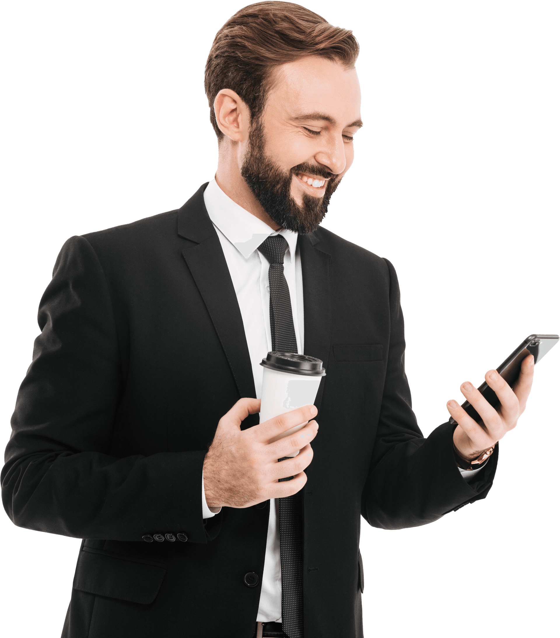 Profissional usando o Vaga Pronta no celular